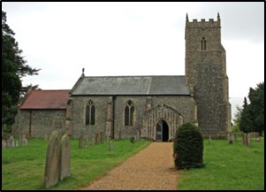 St. Mary's Church, Tharston, Norfolk, England