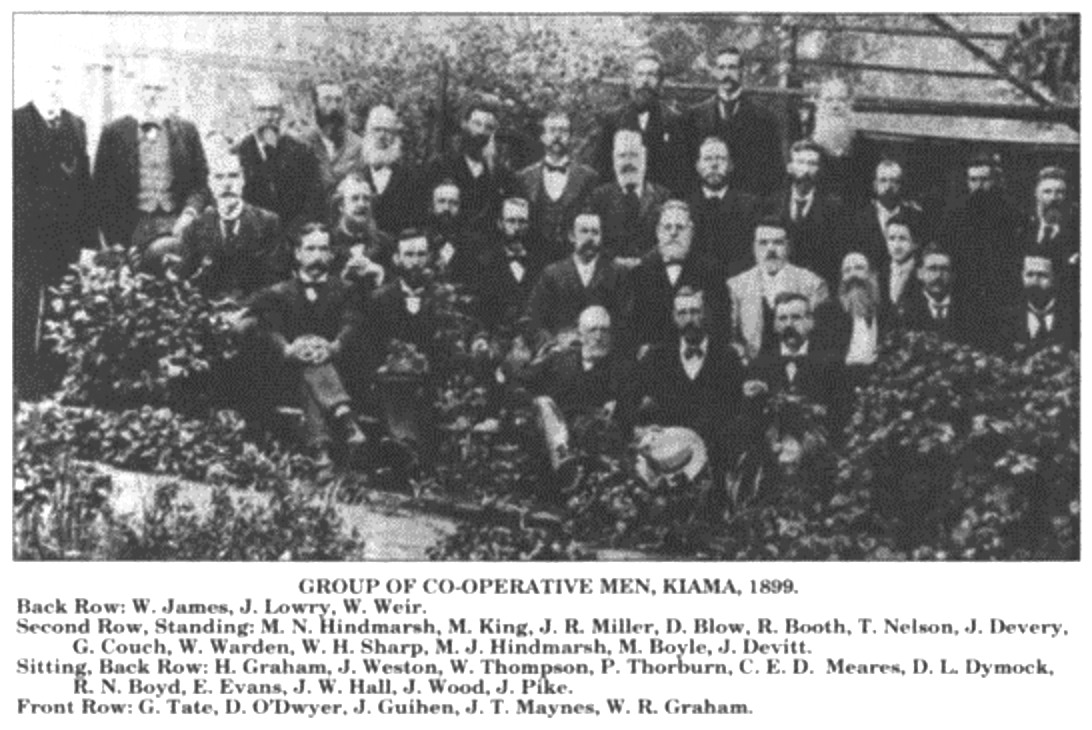 Co-operative Men Kiama 1899