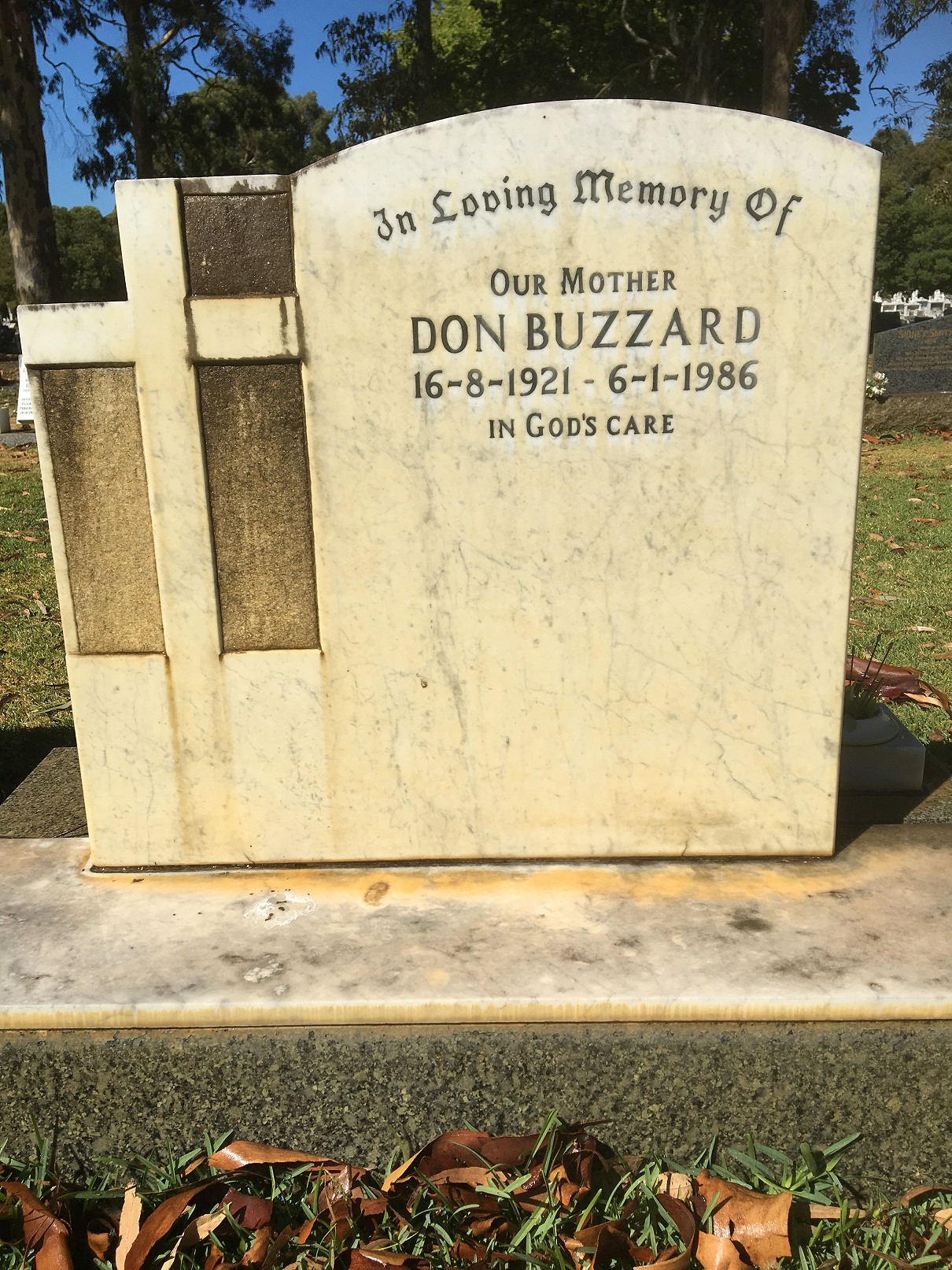 Don’s Final Resting Place Karrakatta Cemetery